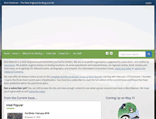 Tablet Screenshot of birdobserver.org